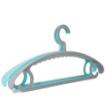 Cheap hot sale  colorful wide shoulder plastic clothes and coat hanger